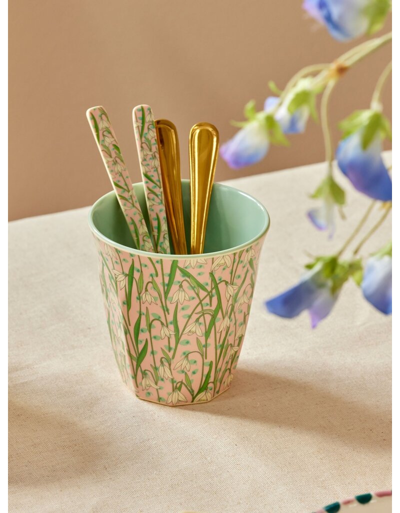 Rice Melamine Cup with New Snowdrop Print - Medium - 250 ml