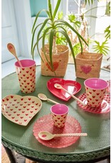 Rice Melamine Cup with Darling Hearts Print - Medium - 250 ml