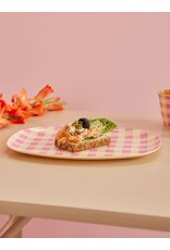 Rice Melamine Rectangular Plate with Check It Out Print