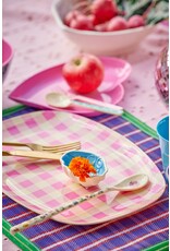 Rice Melamine Rectangular Plate with Check It Out Print