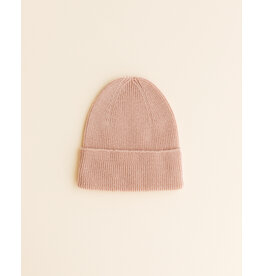 Hvid Beanie Fonzie Newborn Rose