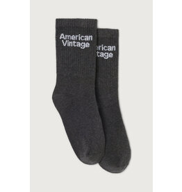 American Vintage Clypsun Socks Charcoal Melange