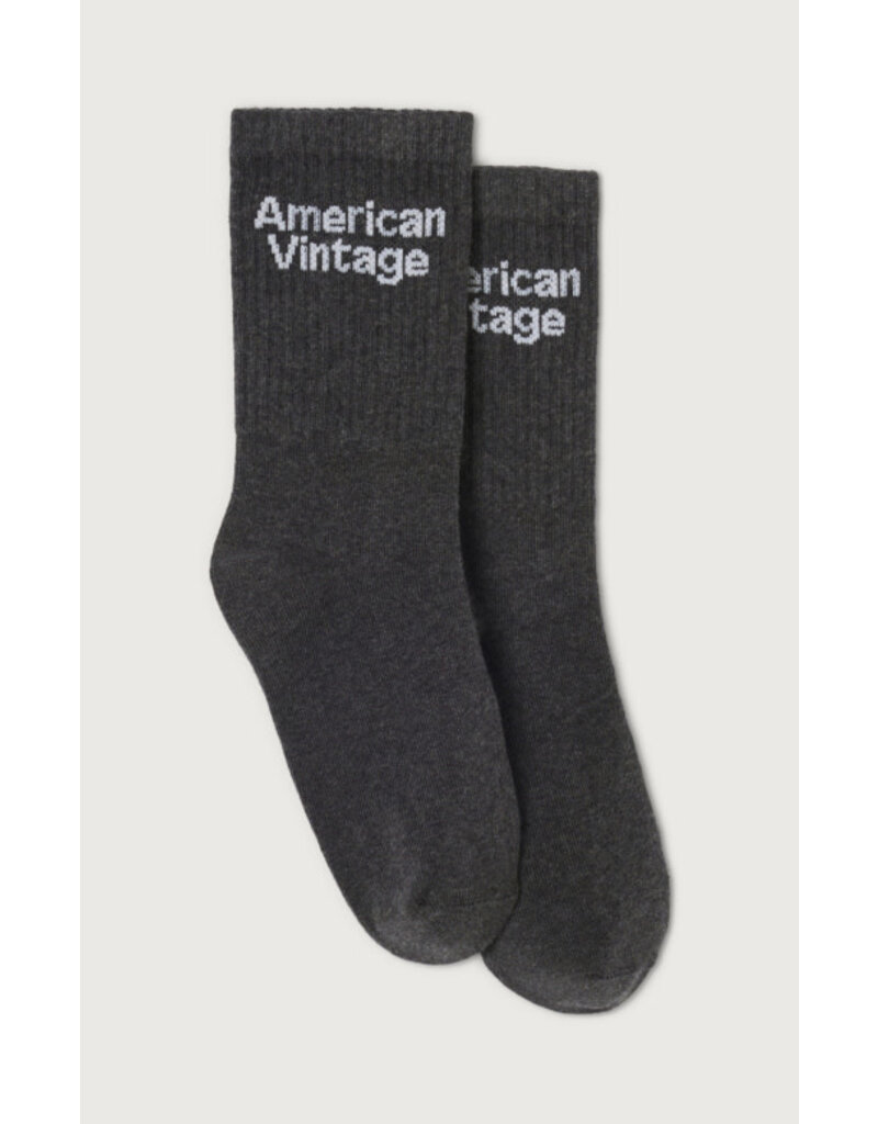 American Vintage Clypsun Socks Charcoal Melange