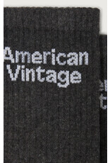 American Vintage Clypsun Socks Charcoal Melange