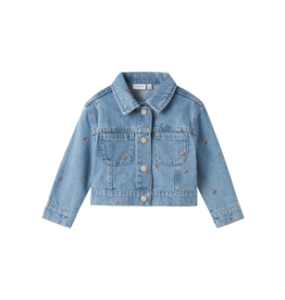 name it Piper Denim Jacket Light Blue Denim