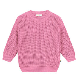 Yuki Chunky Knitted Sweater - Bubble Gum Pink