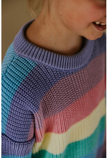 Yuki Stripes Knitted Sweater - Doughnut