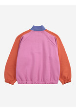Bobo Choses Smiling color Block 1/4 Zipped Sweatshirt
