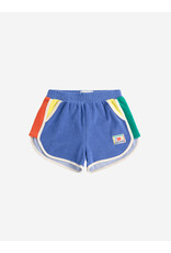 Bobo Choses Smiling Color Block Terry Cloth Shorts