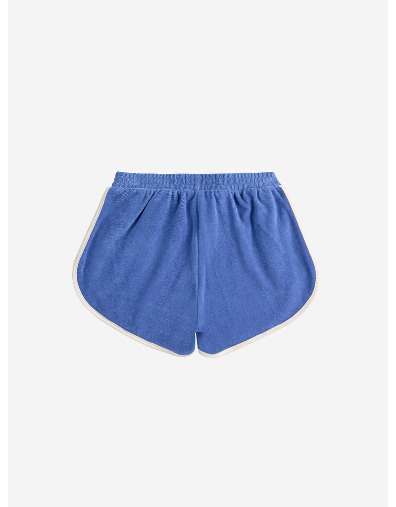 Bobo Choses Smiling Color Block Terry Cloth Shorts