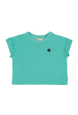 piupiuchick T-Shirt Turquoise Black Logo