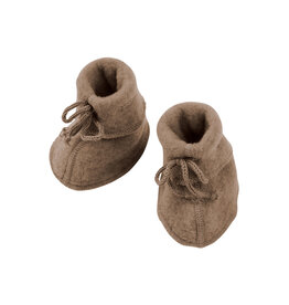 Engel Baby Booties Walnut Melange