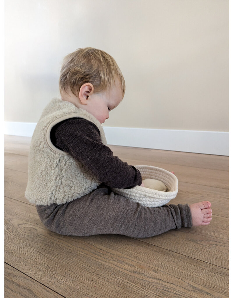 Alwero Lulu Baby Vest Sand Brown