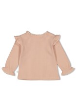 Feetje Sweet Poppy Longsleeve rib Roze