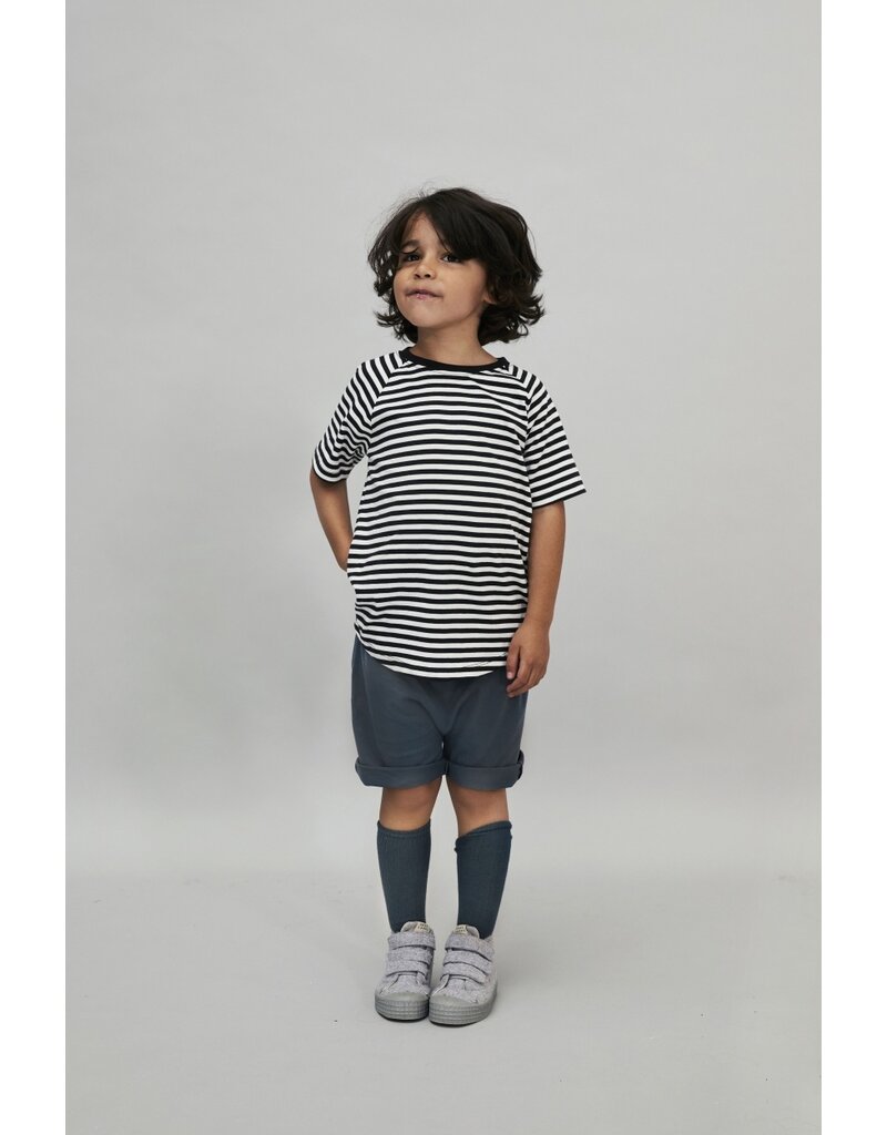 Gray Label Crewneck Tee Nearly Black - Cream