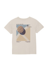 Daily Seven T-Shirt Structure Backprint Sandshell