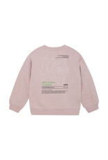Daily Seven Sweater Oversized Backprint Pale Mauve
