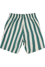 The New Nibes Swim Shorts Bottle Green Striped