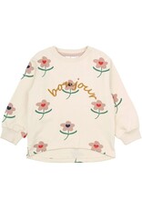 The New Netty Sweatshirt White Swan AOP