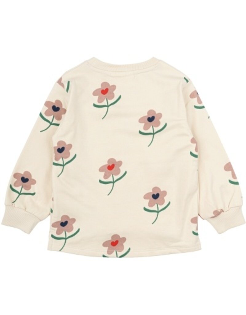 The New Netty Sweatshirt White Swan AOP