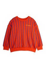 Mini Rodini Vertical Stripe aop Sweatshirt Red