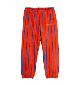 Mini Rodini Vertical Stripe aop Sweatpants Red