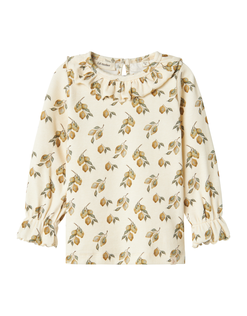Lil' Atelier Gavo Eug Slim Top Turtledove Lemon