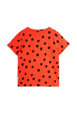 Mini Rodini Dots aop Tee Red
