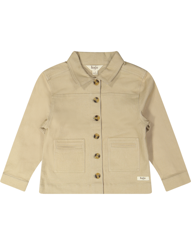 Baje Studio Ameix Cargo Jacket Taupe Clay