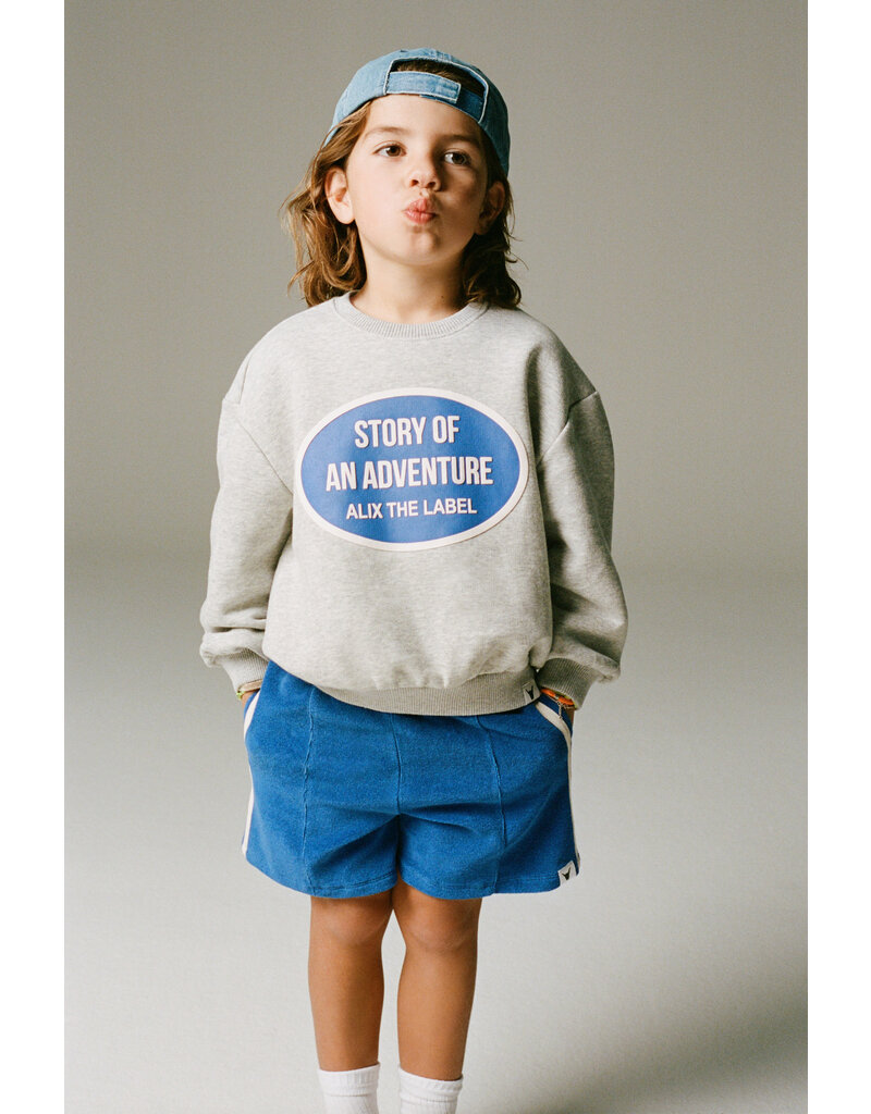 Alix the Label Terry Shorts Bright Blue
