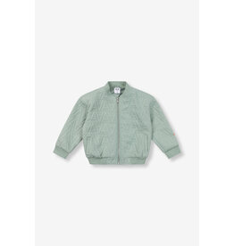 Alix the Label A Jacquard Bomber Soft Jade