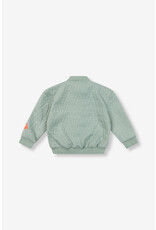 Alix the Label A Jacquard Bomber Soft Jade