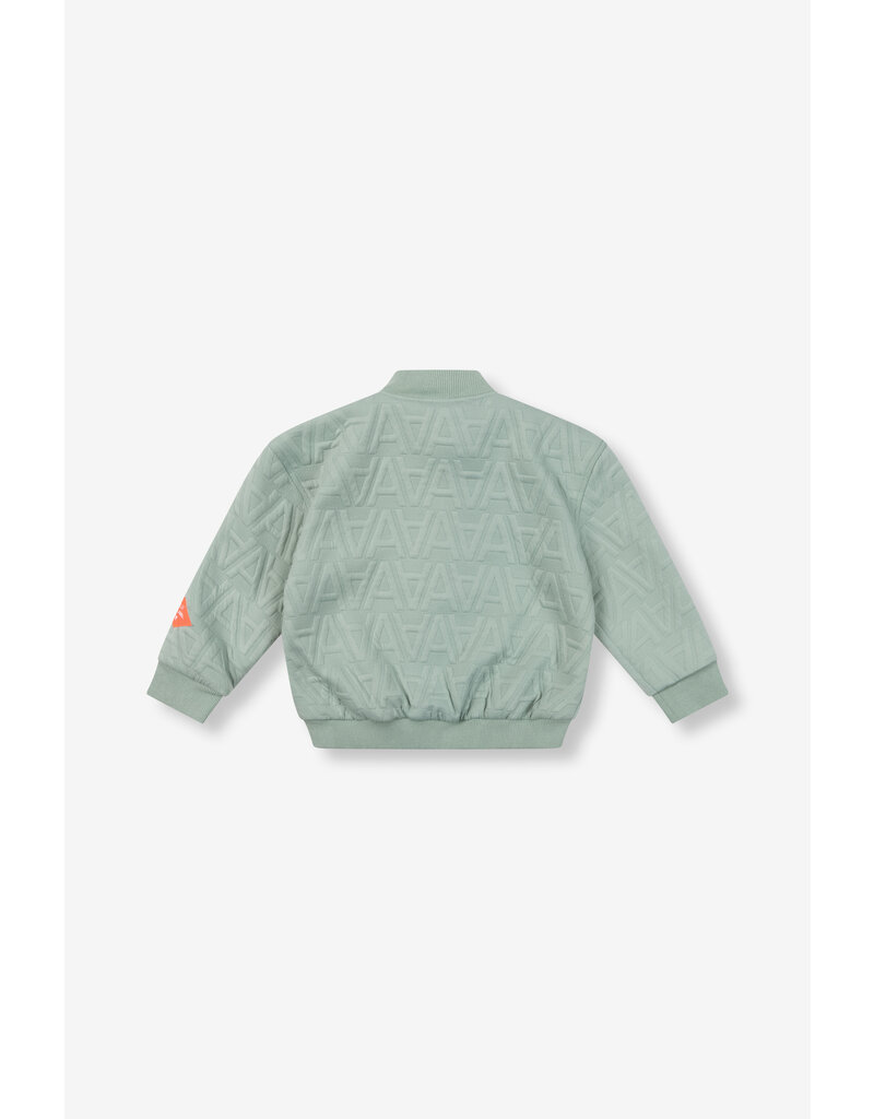 Alix the Label A Jacquard Bomber Soft Jade