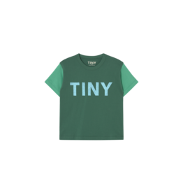 Tinycottons Color Block Tee Dark Green