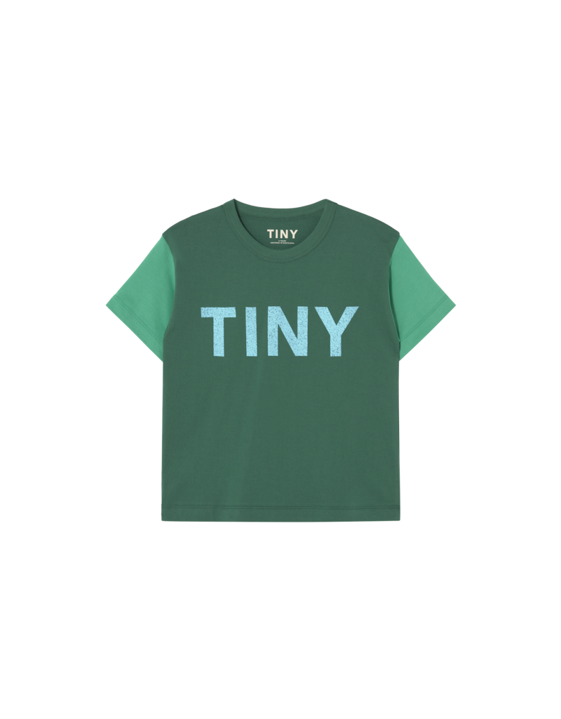 Tinycottons Color Block Tee Dark Green