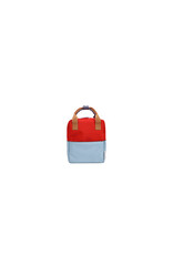 Sticky Lemon Backpack small | wonders | colourblocking | red hat + zissou blue