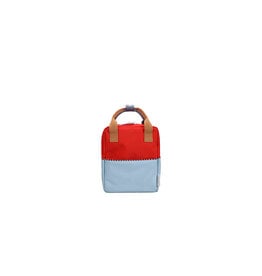 Sticky Lemon Backpack small | wonders | colourblocking | red hat + zissou blue