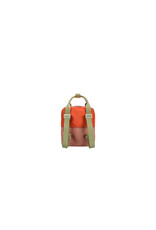 Sticky Lemon Backpack small | wonders | colourblocking | lifebuoy orange + coral pink
