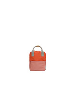 Sticky Lemon Backpack small | wonders | colourblocking | lifebuoy orange + coral pink