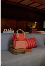 Sticky Lemon Backpack small | wonders | colourblocking | lifebuoy orange + coral pink