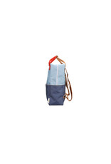 Sticky Lemon Backpack large | wonders | colourblocking | zissou blue + blue whale