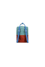 Sticky Lemon Backpack large | wonders | colourblocking | aquatic green + shipwreck rust