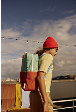 Sticky Lemon Backpack large | wonders | colourblocking | aquatic green + shipwreck rust