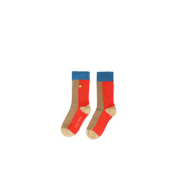 Sticky Lemon Socks | wonders | colourblocking red hat + jane beige