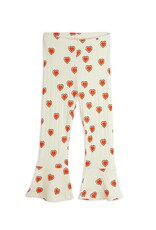 Mini Rodini Outlined Hearts aop Flared Trousers