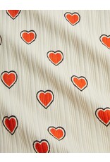 Mini Rodini Outlined Hearts aop Flared Trousers