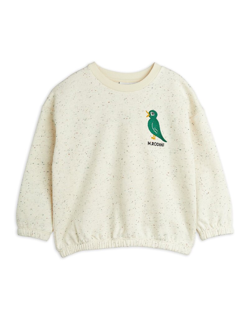 Mini Rodini Bird emb Sweatshirt Off white