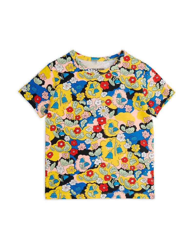Mini Rodini Flowers aop Tee Multi