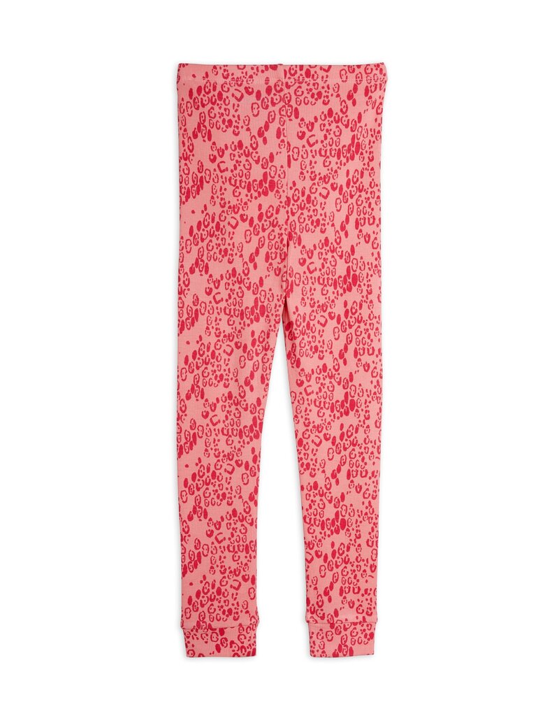 Mini Rodini Leopard aop Leggings Pink