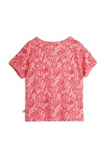 Mini Rodini Leopard aop Tee Pink